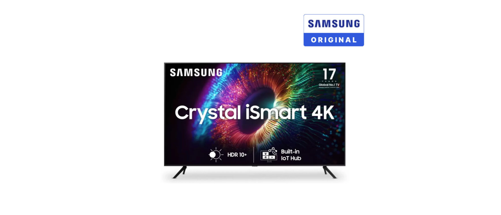 Samsung Crystal 4K iSmart Series 138 cm (55 inch) Ultra HD (4K) LED Smart Tizen TV with Crystal Processor 4K | PurColor | One Billion Color | HDR 10+ Support | TV Key | Triple Protection | ConnectShare| SmartThings App Support | Knox Security (UA55CUE60AKLXL) - Image 3