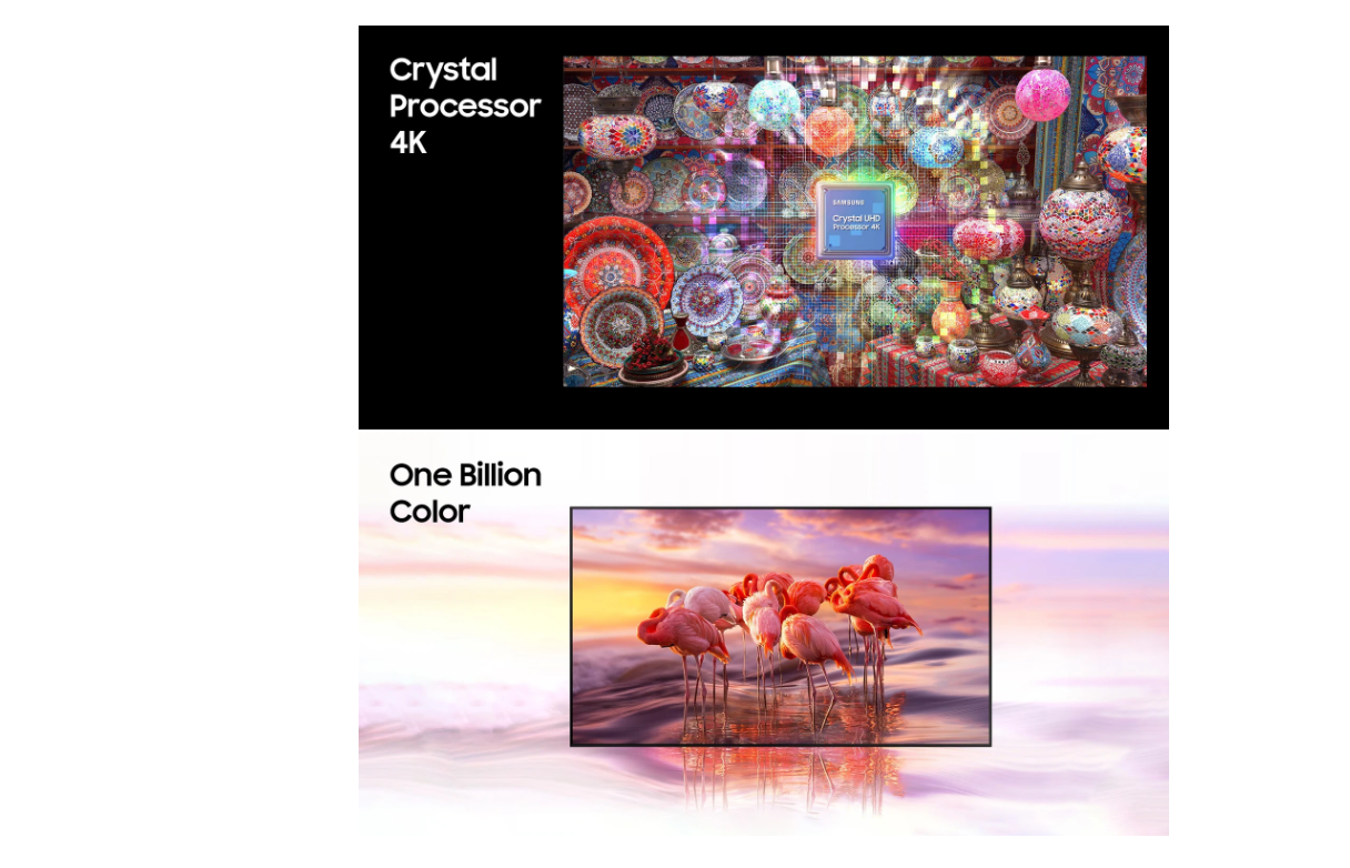 Samsung Crystal 4K iSmart Series 138 cm (55 inch) Ultra HD (4K) LED Smart Tizen TV with Crystal Processor 4K | PurColor | One Billion Color | HDR 10+ Support | TV Key | Triple Protection | ConnectShare| SmartThings App Support | Knox Security (UA55CUE60AKLXL) - Image 4